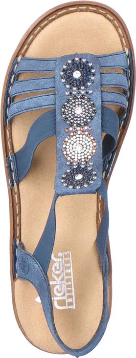 Navy Beaded Slingback - Image 4