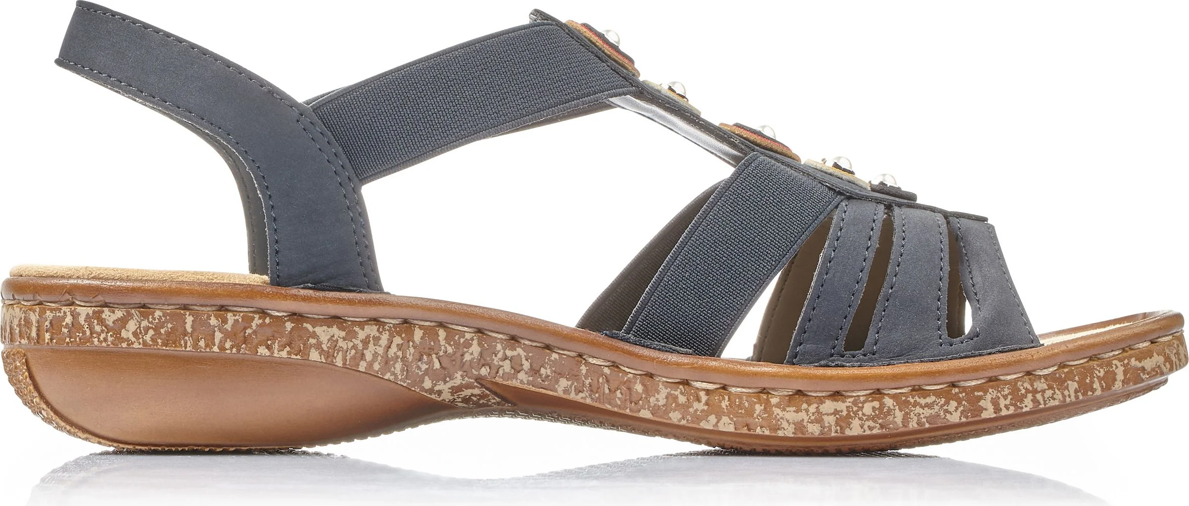 Navy Slingback With Dots - Image 2