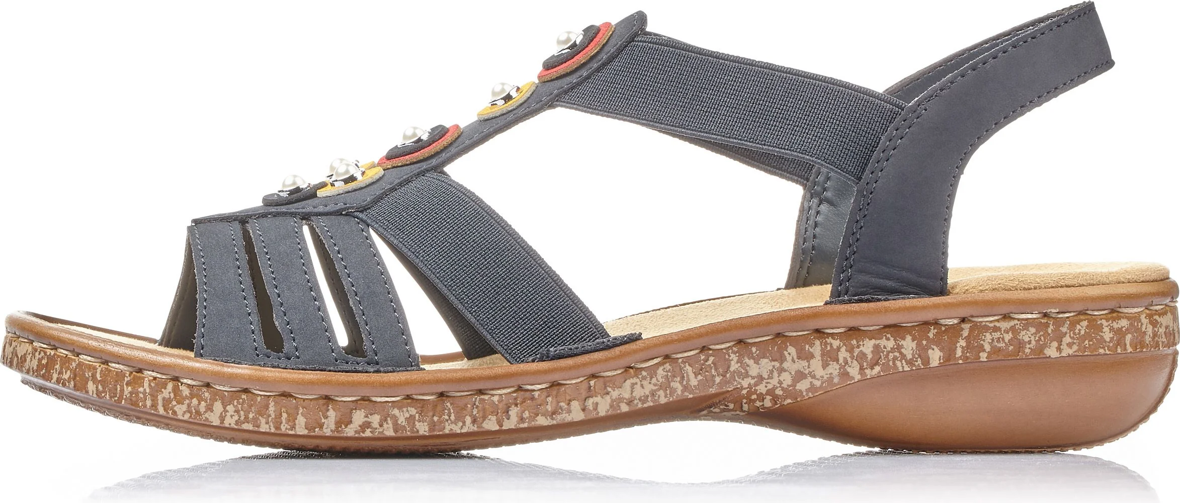 Navy Slingback With Dots - Image 3