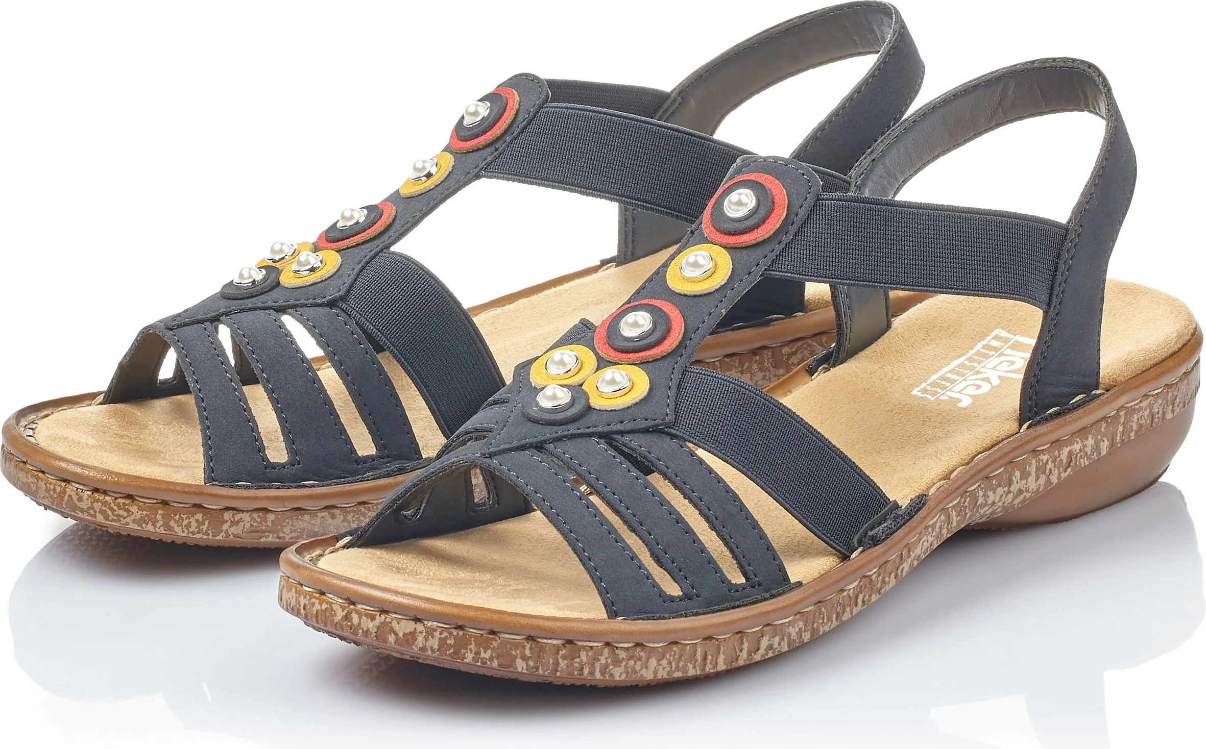 Navy Slingback With Dots - Image 7