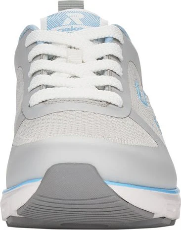Off White/Light Blue Accent Lace Up - Image 4
