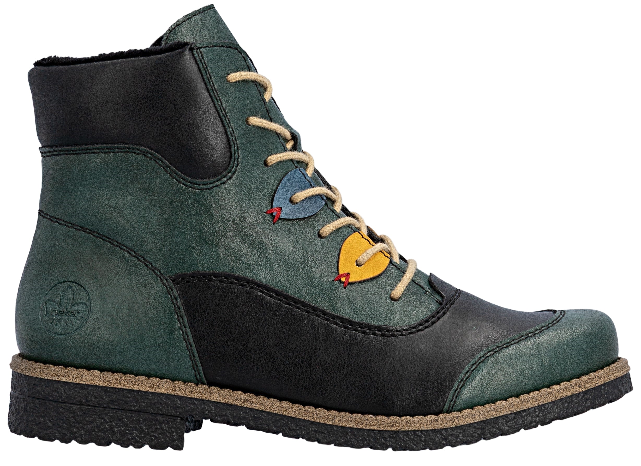 Peacock Lace Up Boot