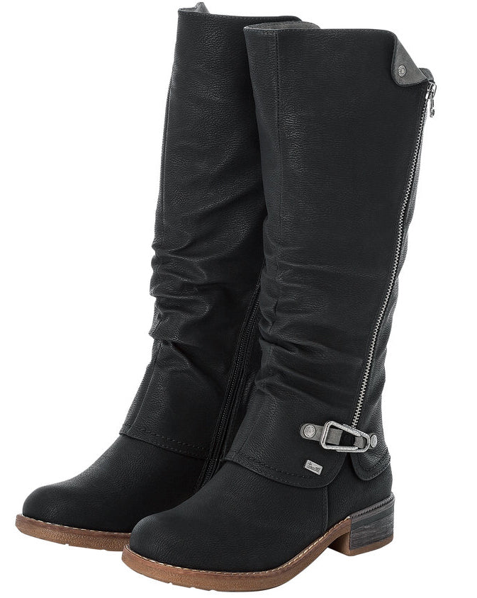 Tall Black Boot - Image 7