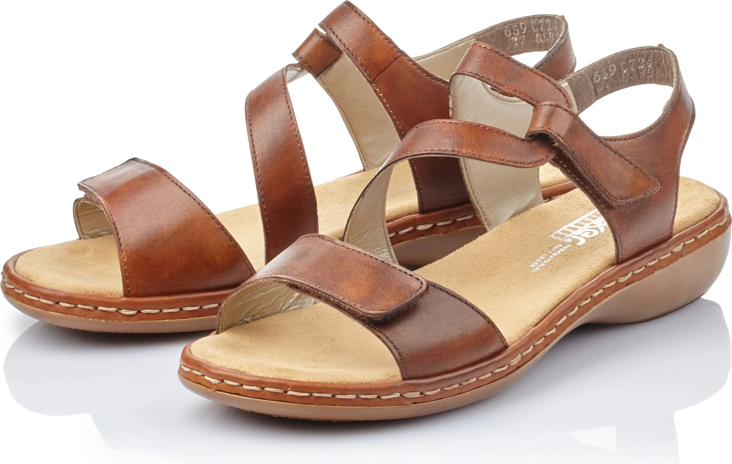 Tan Criss Cross Sandal - Image 6