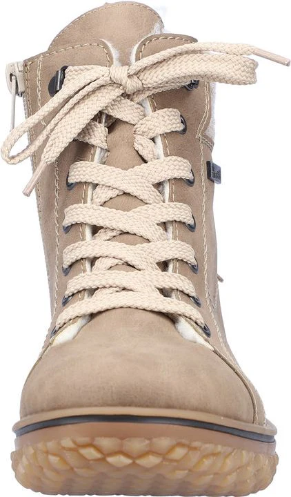 Tan Lace Up Ankle Boot - Image 4