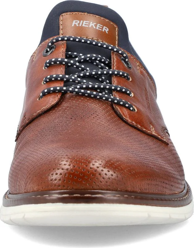 Walnut /Navy Lace Up - Image 4