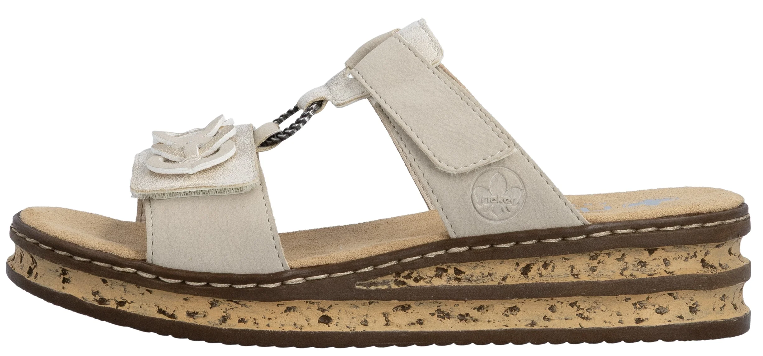 White/Black/Tan Wedge - Image 2