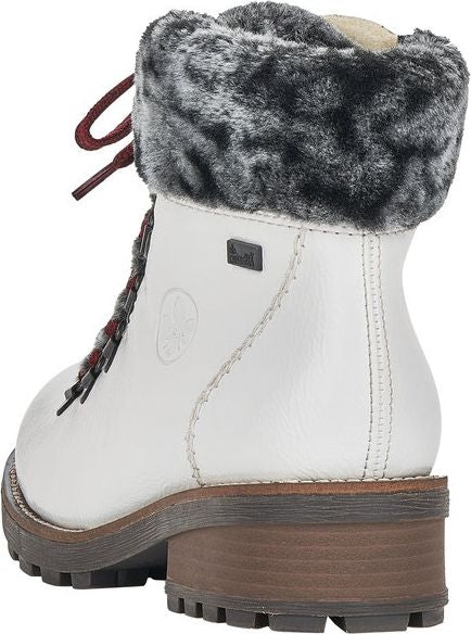 White Croco Patent Hiker - Image 3