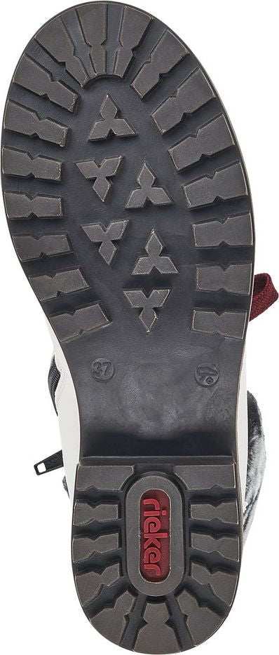White Croco Patent Hiker - Image 6