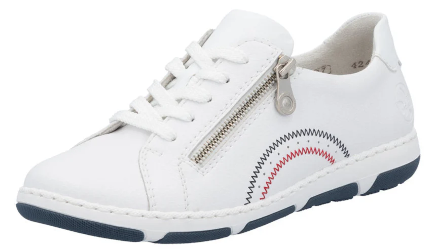 White Lace Up