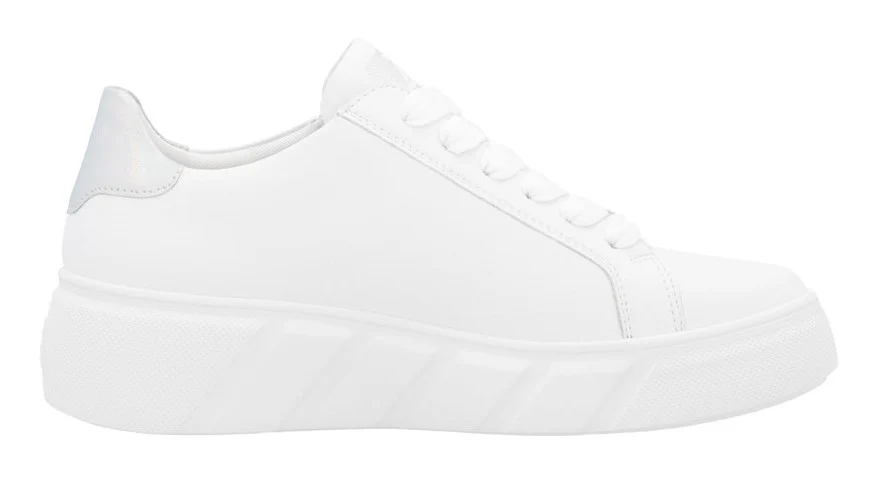 White Lace Up Side Zip - Image 2