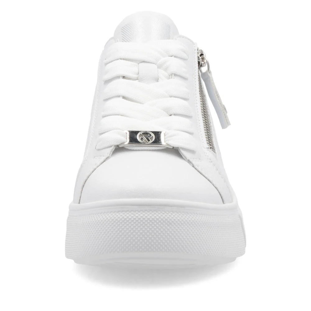 White Lace Up Side Zip - Image 4