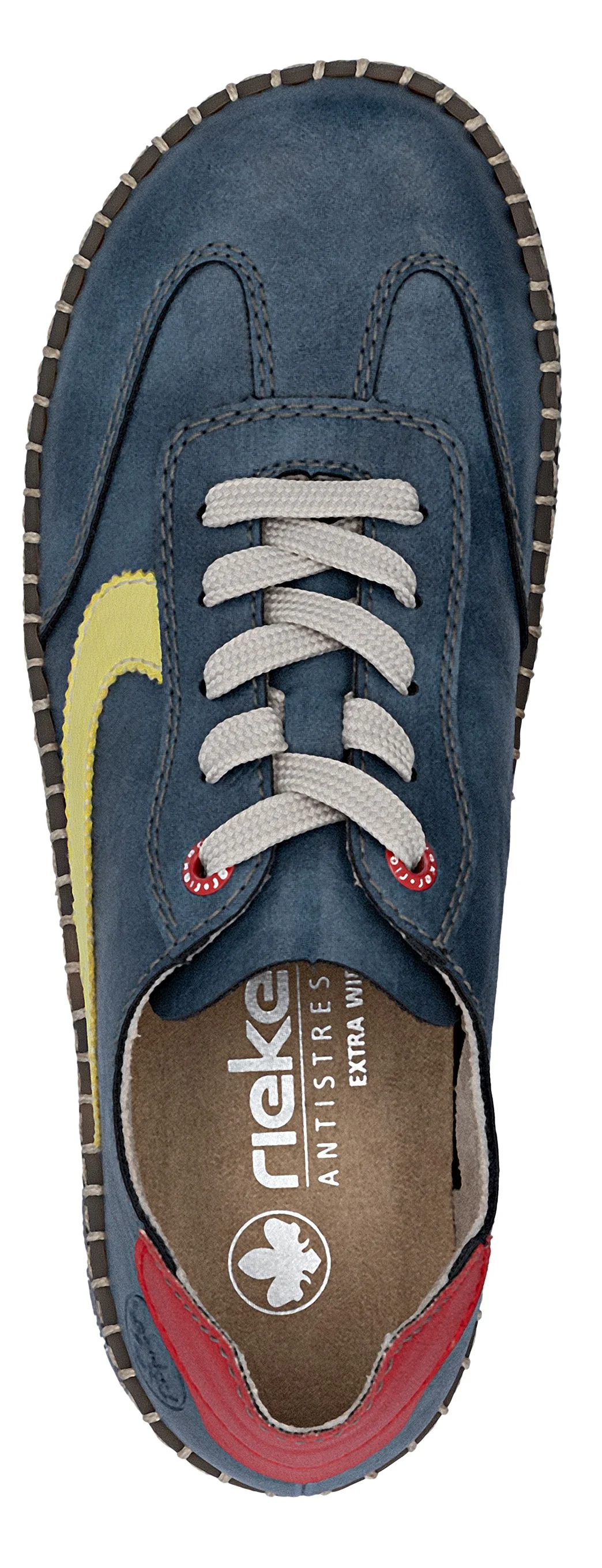 White Lace Up W Side Zip - Image 3