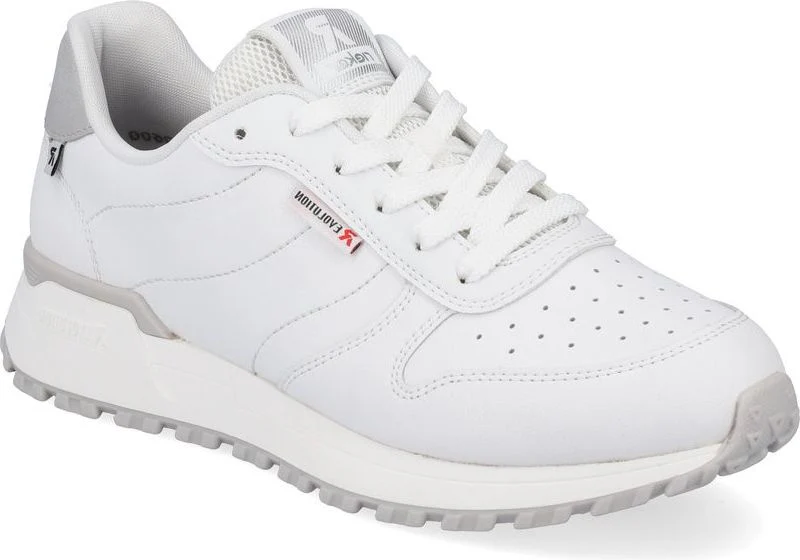 White Mesh Lace Up