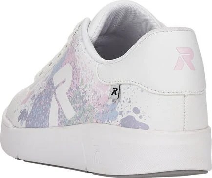 White/Pastel Pattern Lace Up - Image 5