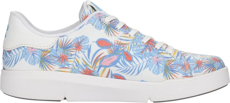 White/Tropical Print Lace Up - Image 2