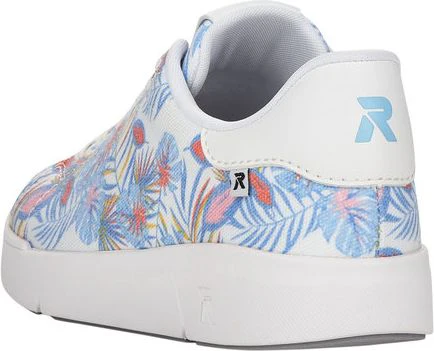 White/Tropical Print Lace Up - Image 5