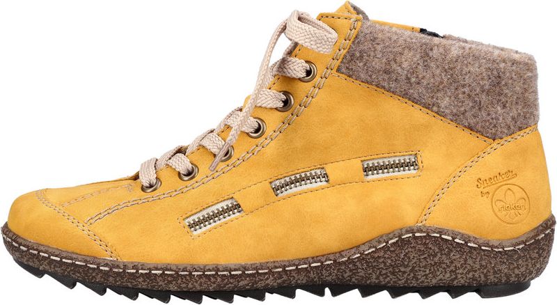 Yellow Lace Up Boot - Image 6