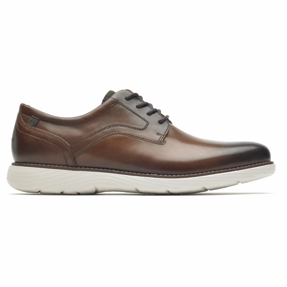 Garett Plain Toe Brown Wide - Image 2