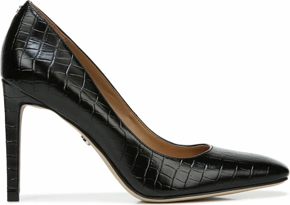 Beth Black Lucea Dress Crocodile Leather - Image 3