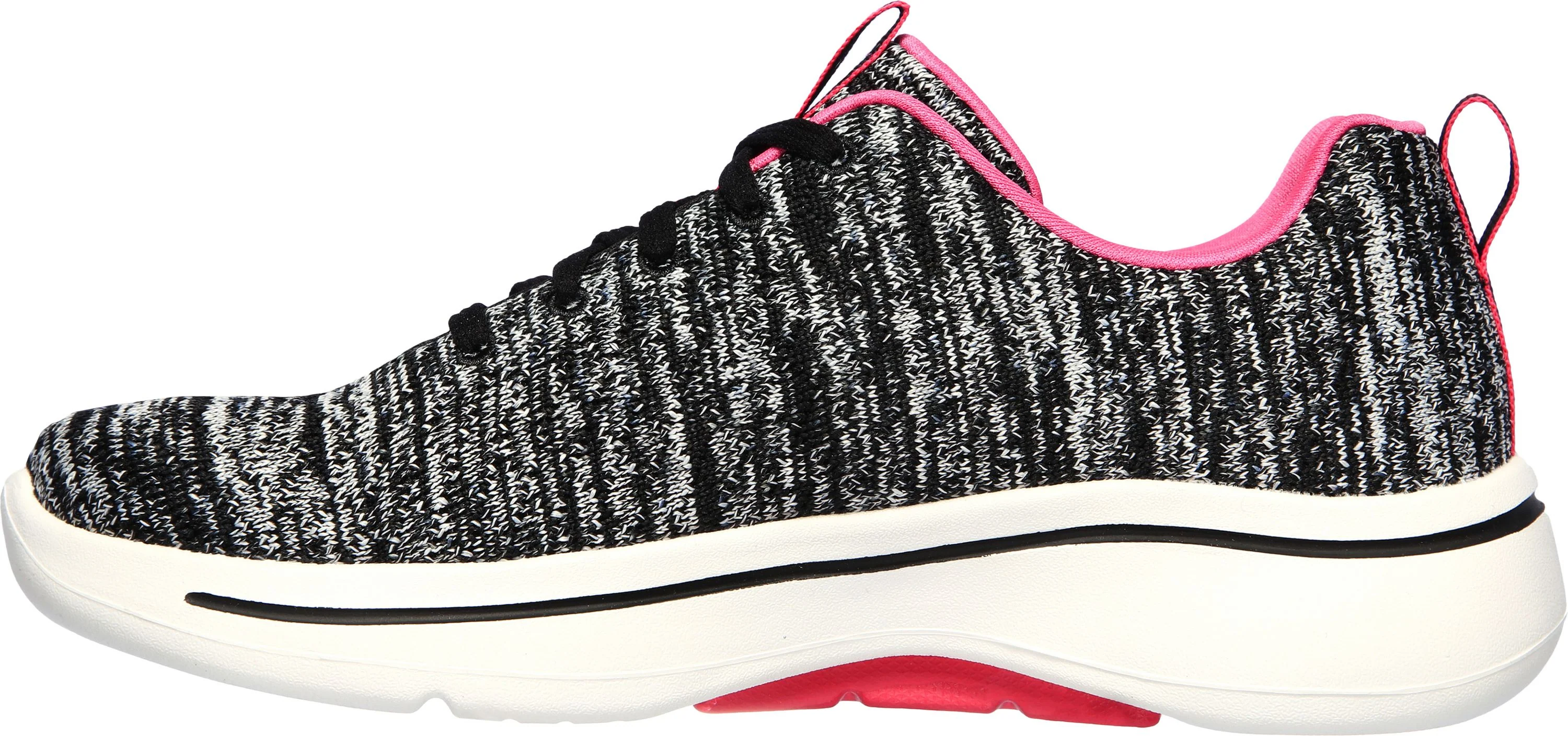 Go Walk Arch Fit Glee Black/Hot Pink - Image 3