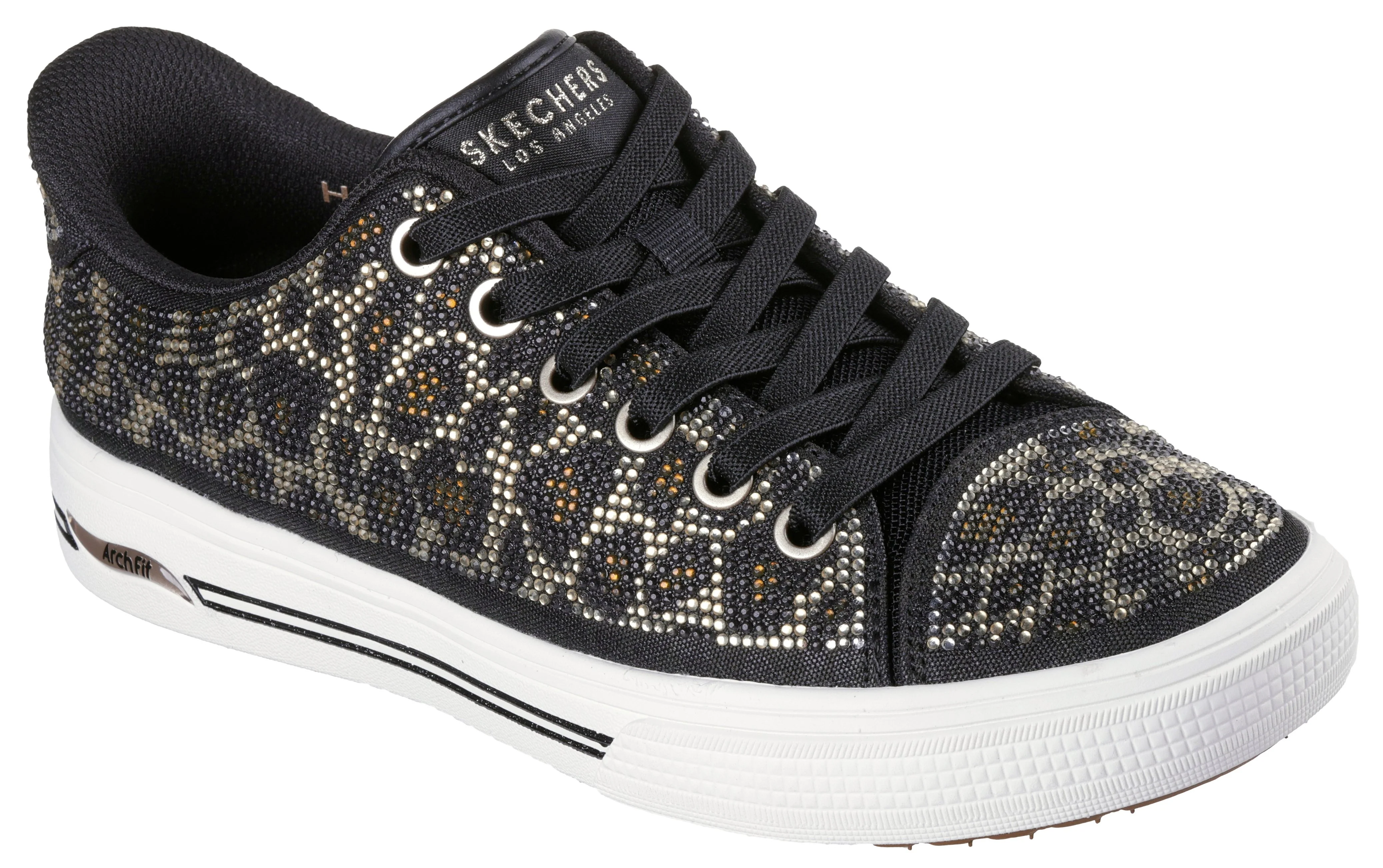 Slip-ins Arch Fit Arcade-dazzle You Black Leopard
