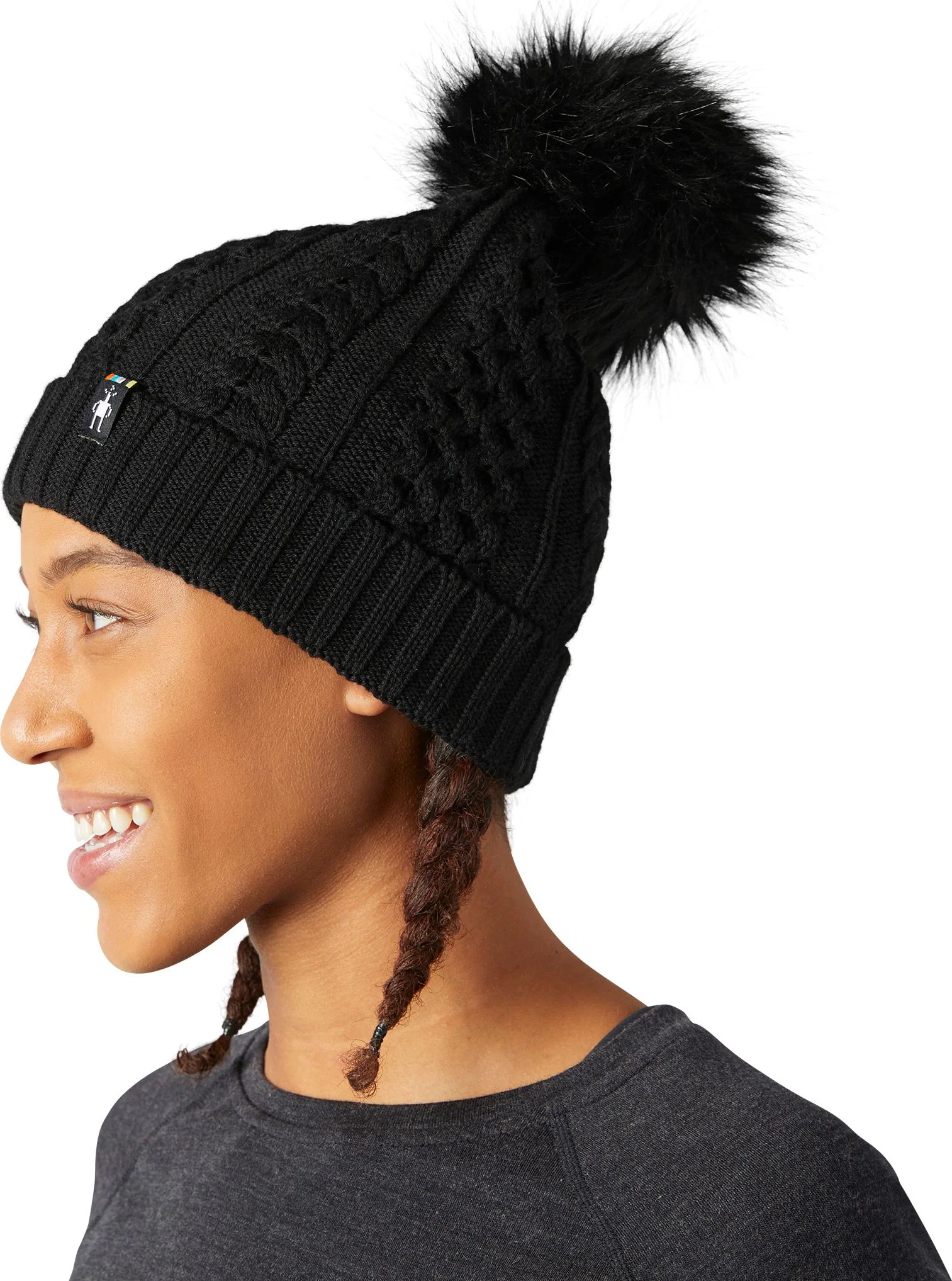 Lodge Girl Beanie Black - Image 2