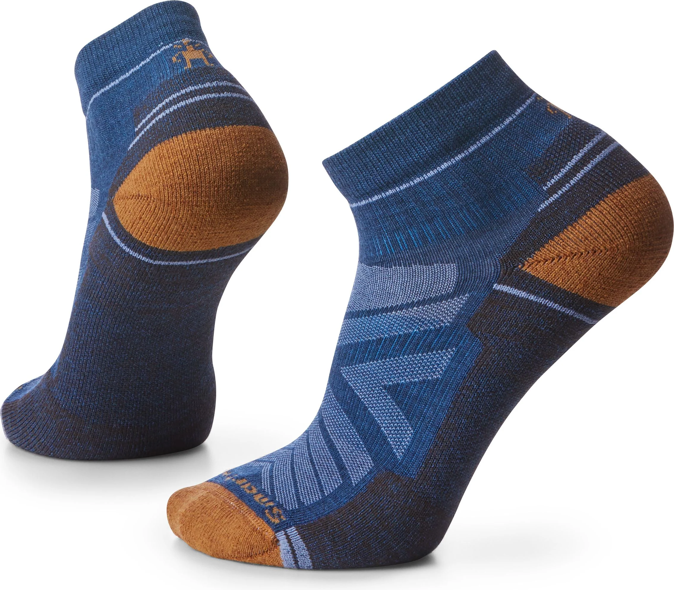 M Hike Like Cushion Ankle Sock Alpine Blue