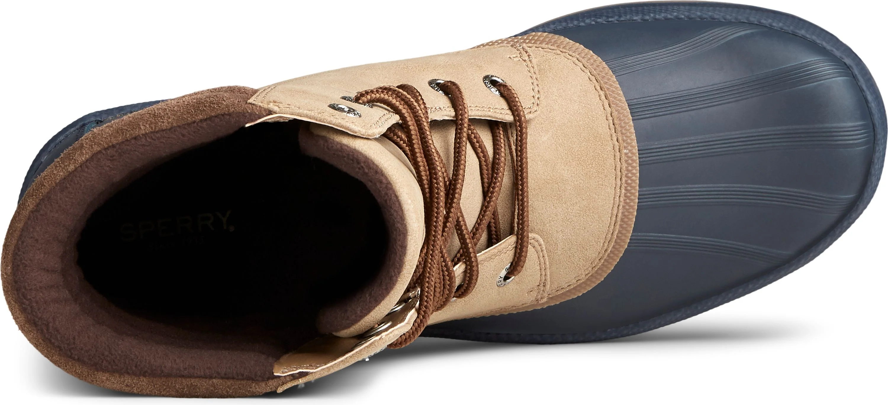 Cold Bay Boot Taupe & Navy - Image 5