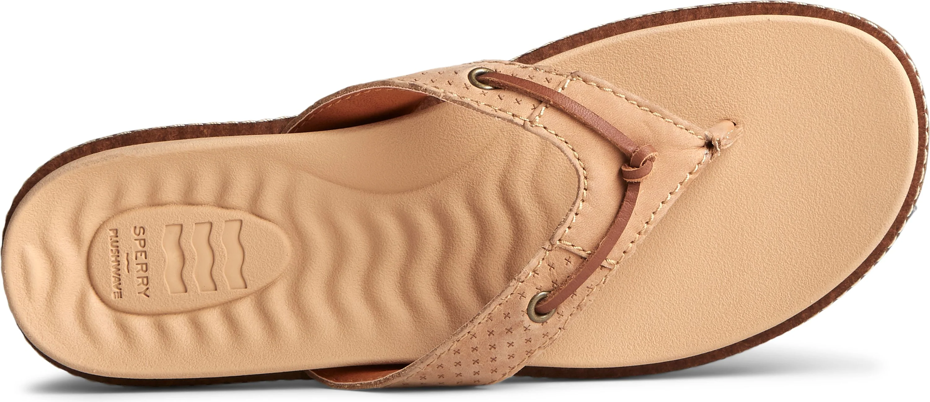 Waveside Plushwave Thong Brown - Image 3