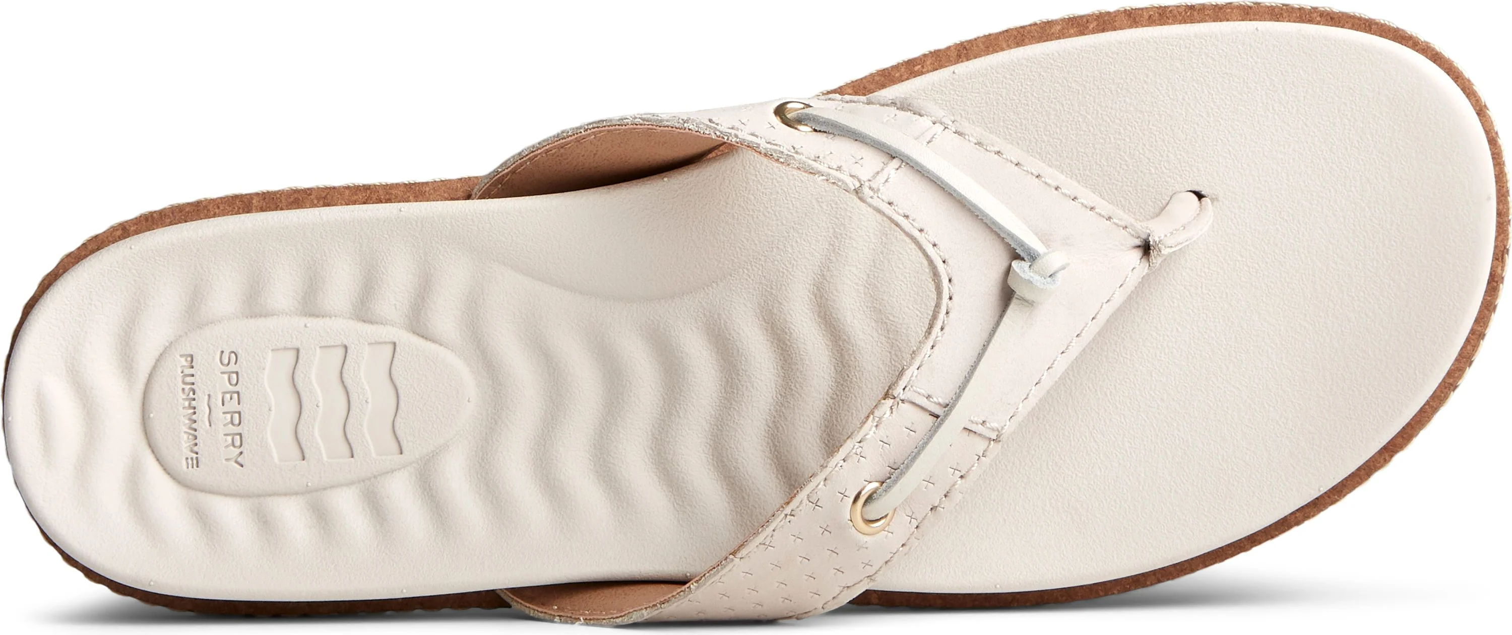 Waveside Plushwave Thong Ivory - Image 3