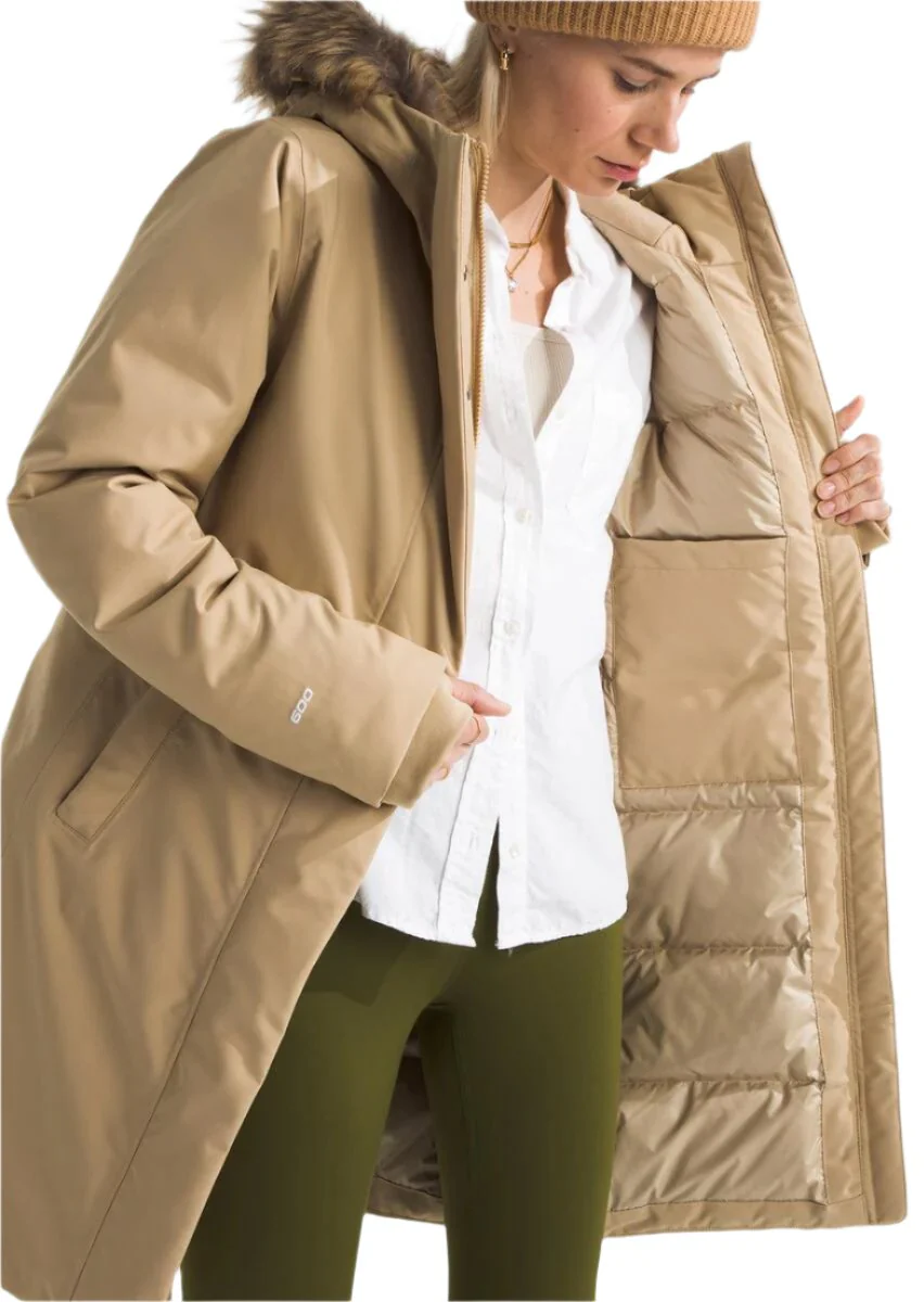 Women's Arctic Parka Khaki Stone - Image 3
