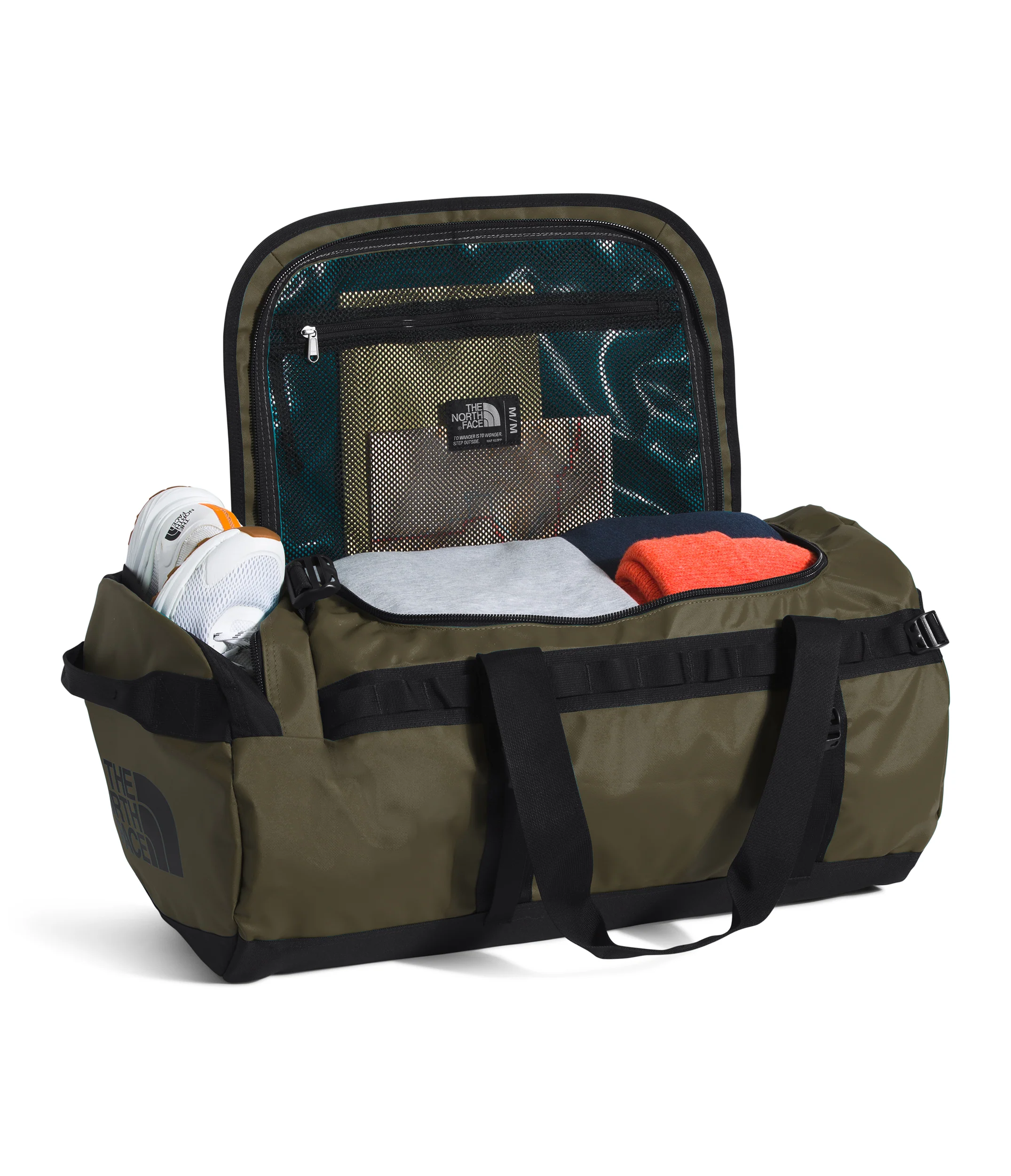 Base Camp Duffel M New Taupe Green - Image 2