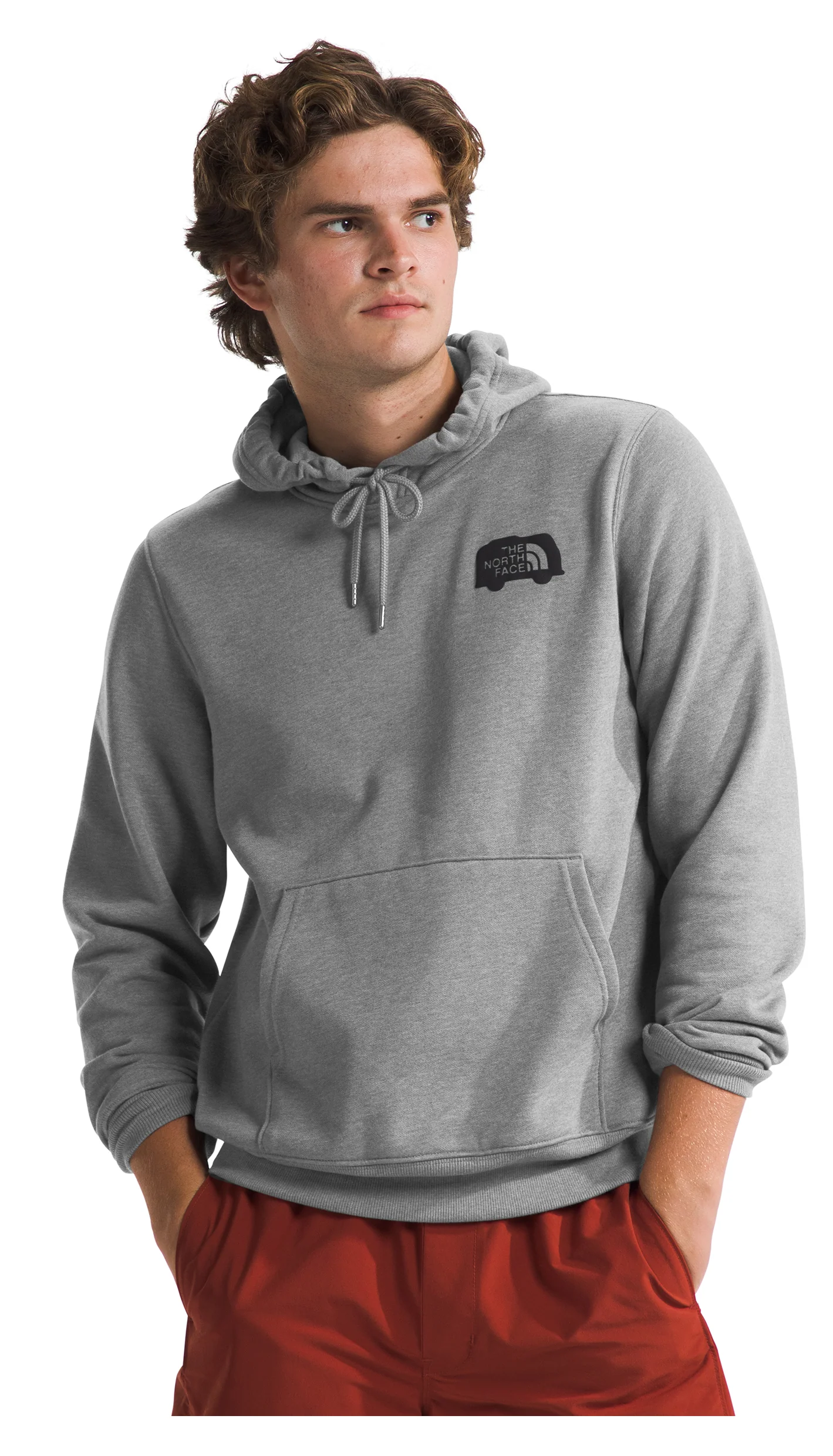 Men's Brand Proud Hood TNF Medium Grey Heather TNF Black