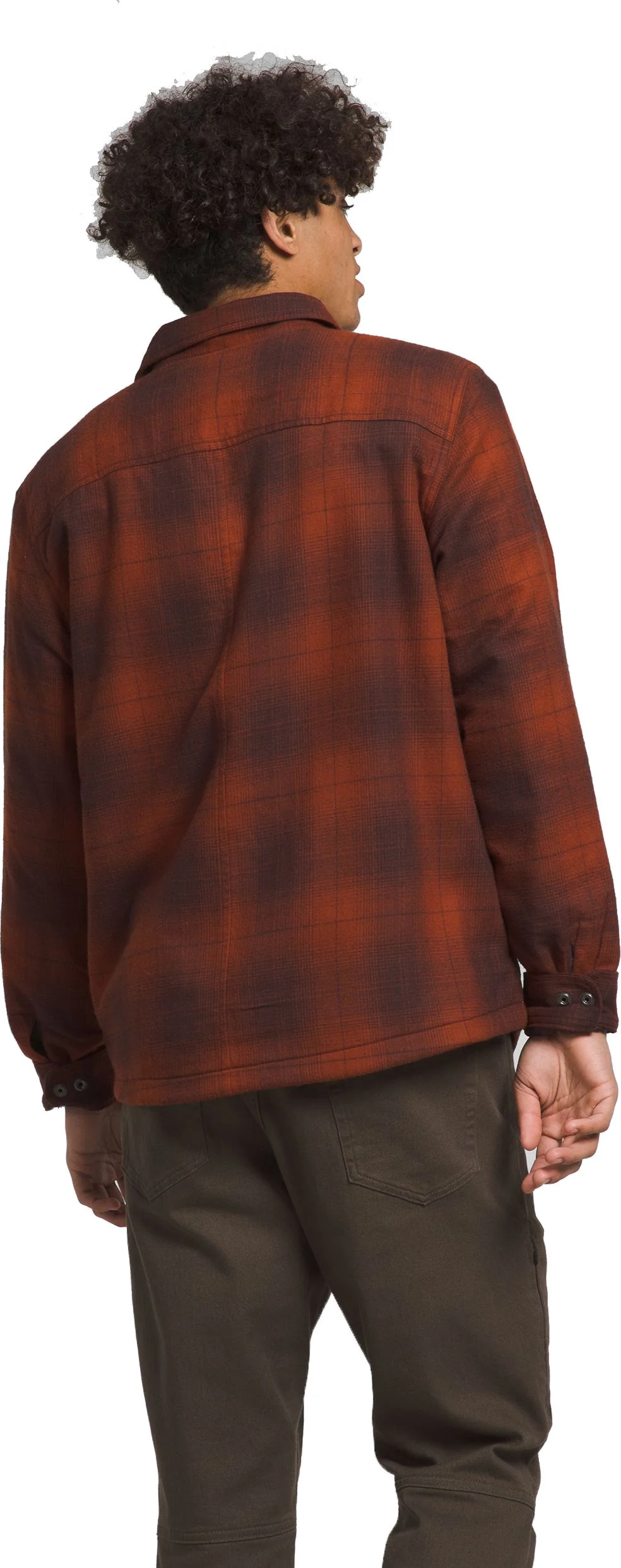 Men's Campshire Shirt Brandy Brown Medium Half Done Shadow Plaid - Image 2
