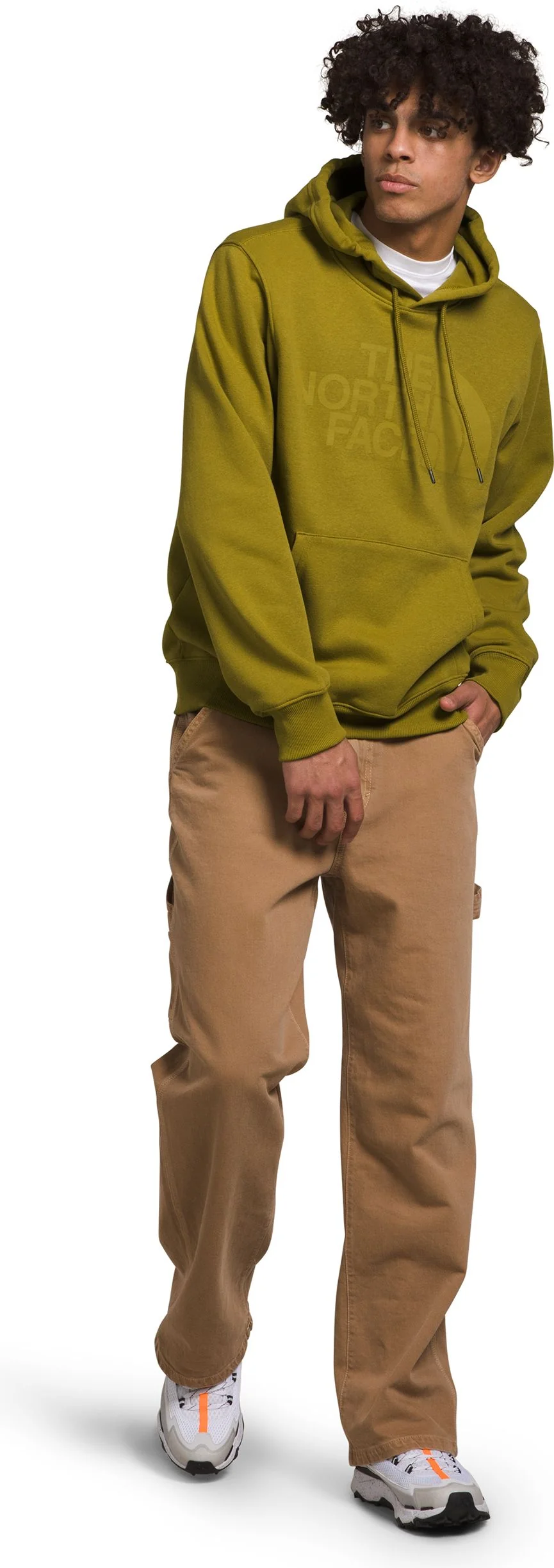 Men's Half Dome Pullover Hoodie Sulphur Moss Tonal