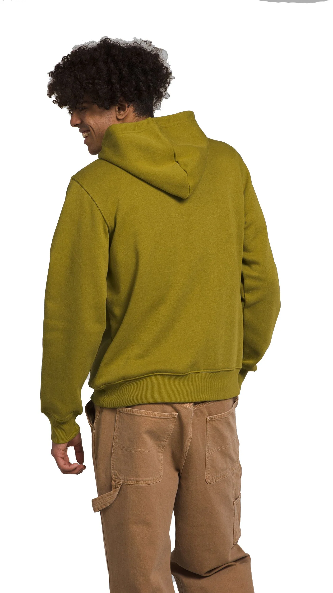 Men's Half Dome Pullover Hoodie Sulphur Moss Tonal - Image 2