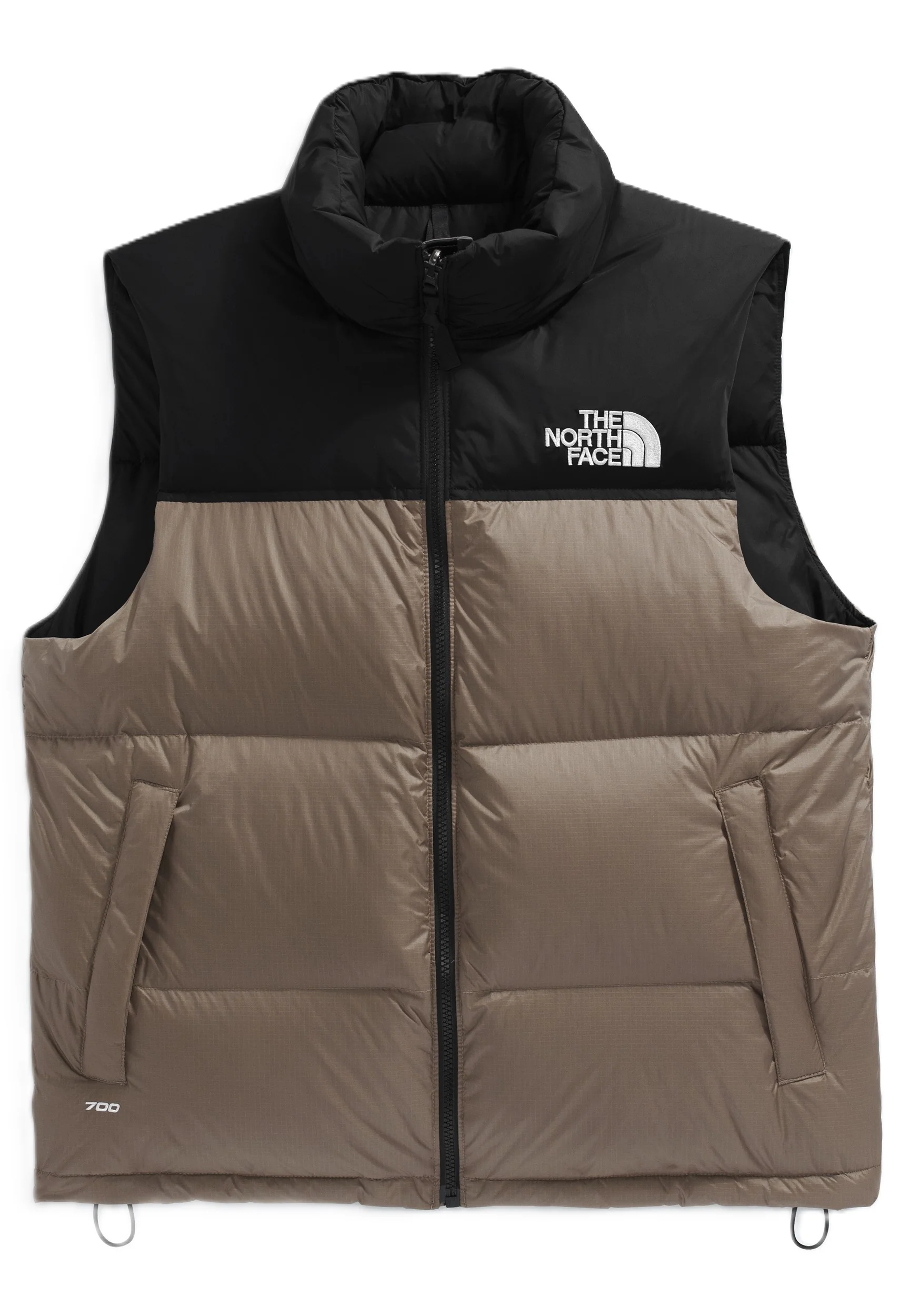 Men's 1996 Retro Nuptse Vest Mocha Brown/Tnf Black - Image 2
