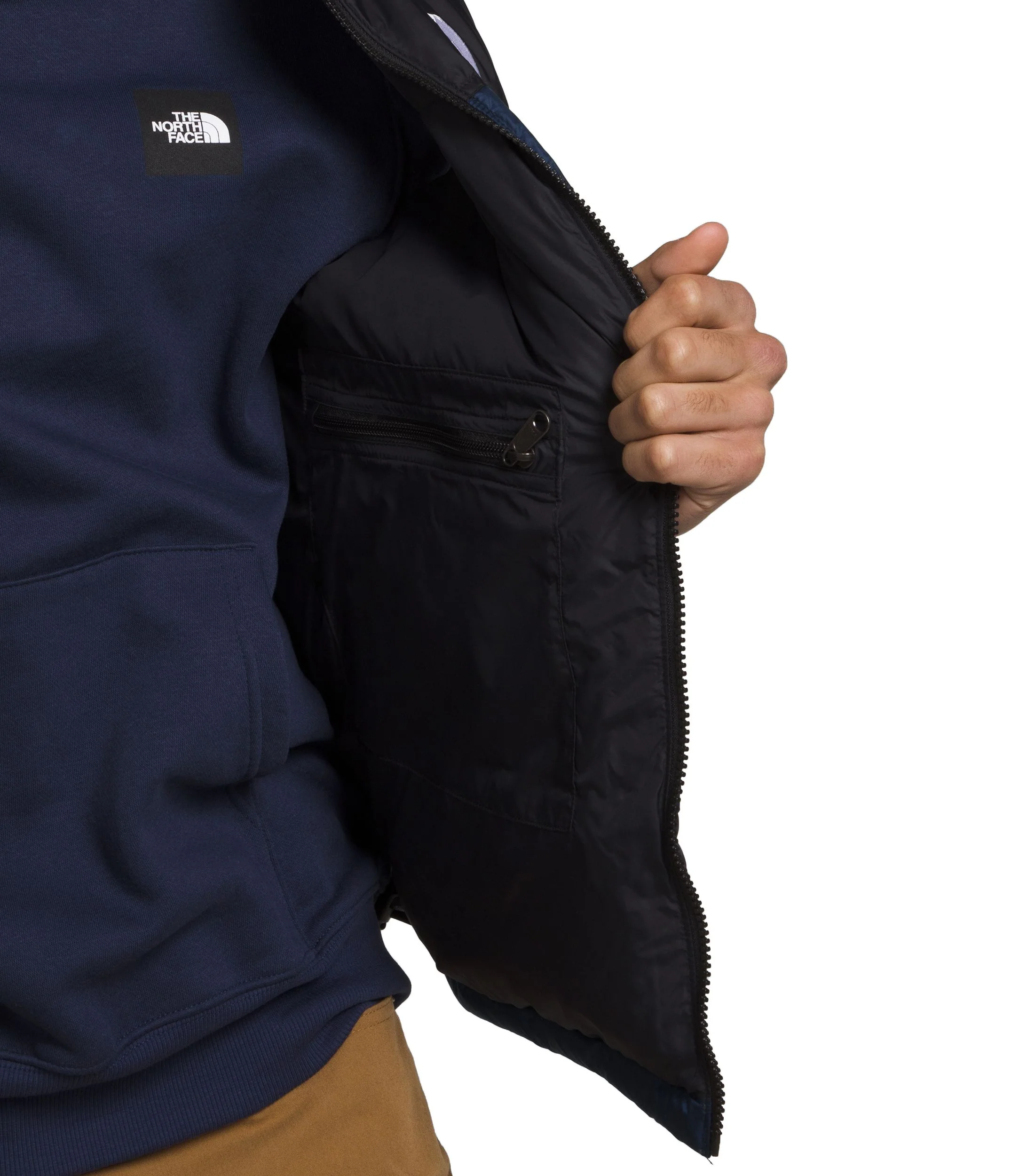 Men's 1996 Retro Nuptse Vest Summit Navy TNF Black - Image 5