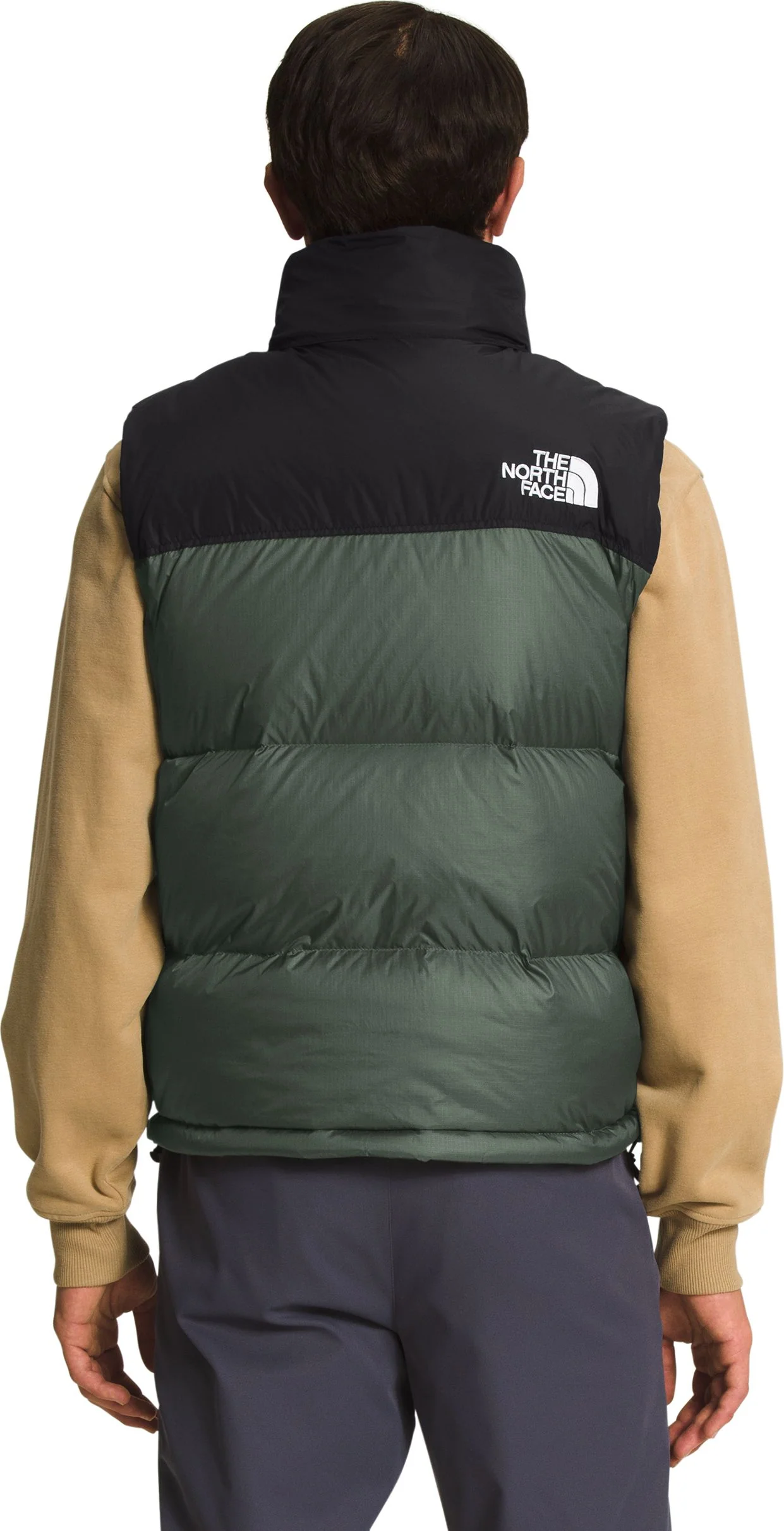 Mens 1996 Retro Nuptse Vest Thyme - Image 3