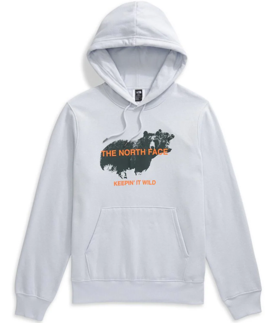 Men's Animals We Love Bear Hoodie Graphic Mystic Haze - Image 3