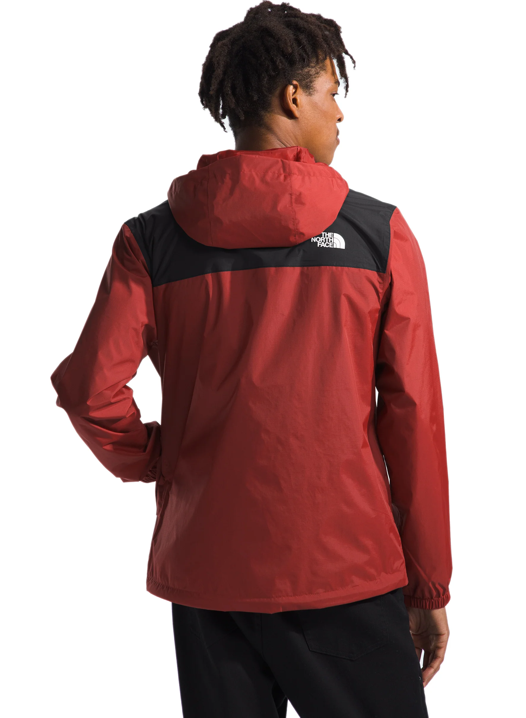 Men's Antora Jacket Iron Red TNF Black - Image 2