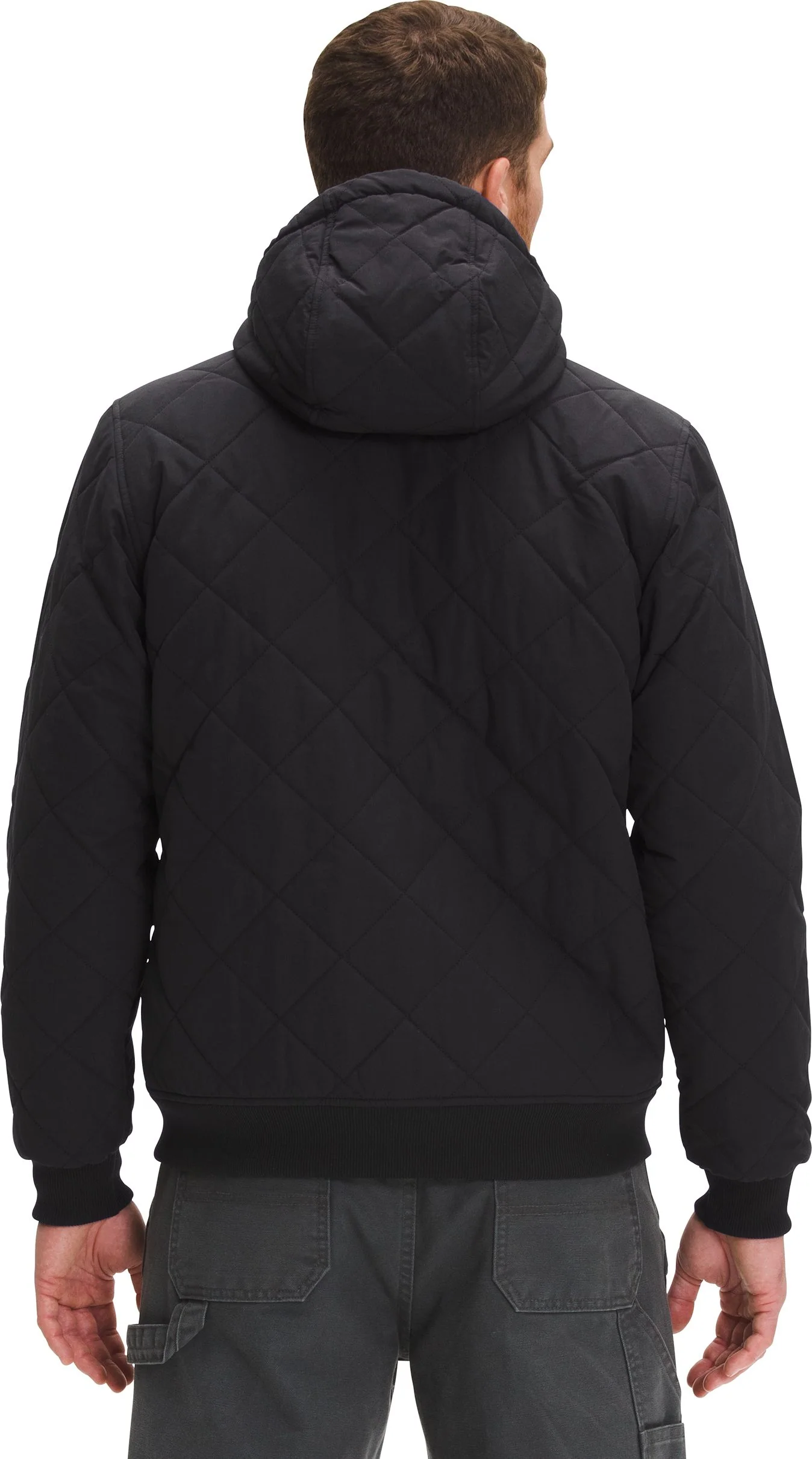 Men's Cuchillo Insulated Full Zip Hoodie TNF Black Bleached Sand - Image 2