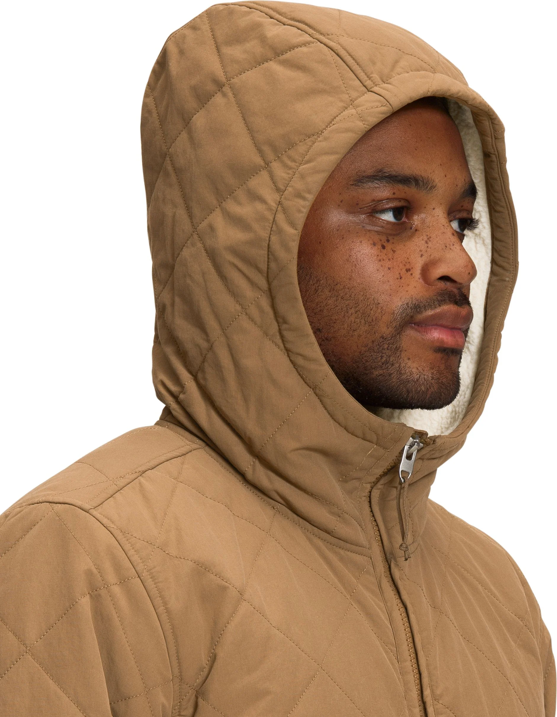 Men's Cuchillo Insulated Full Zip Hoodie Utility Brown Bleached Sand - Image 2
