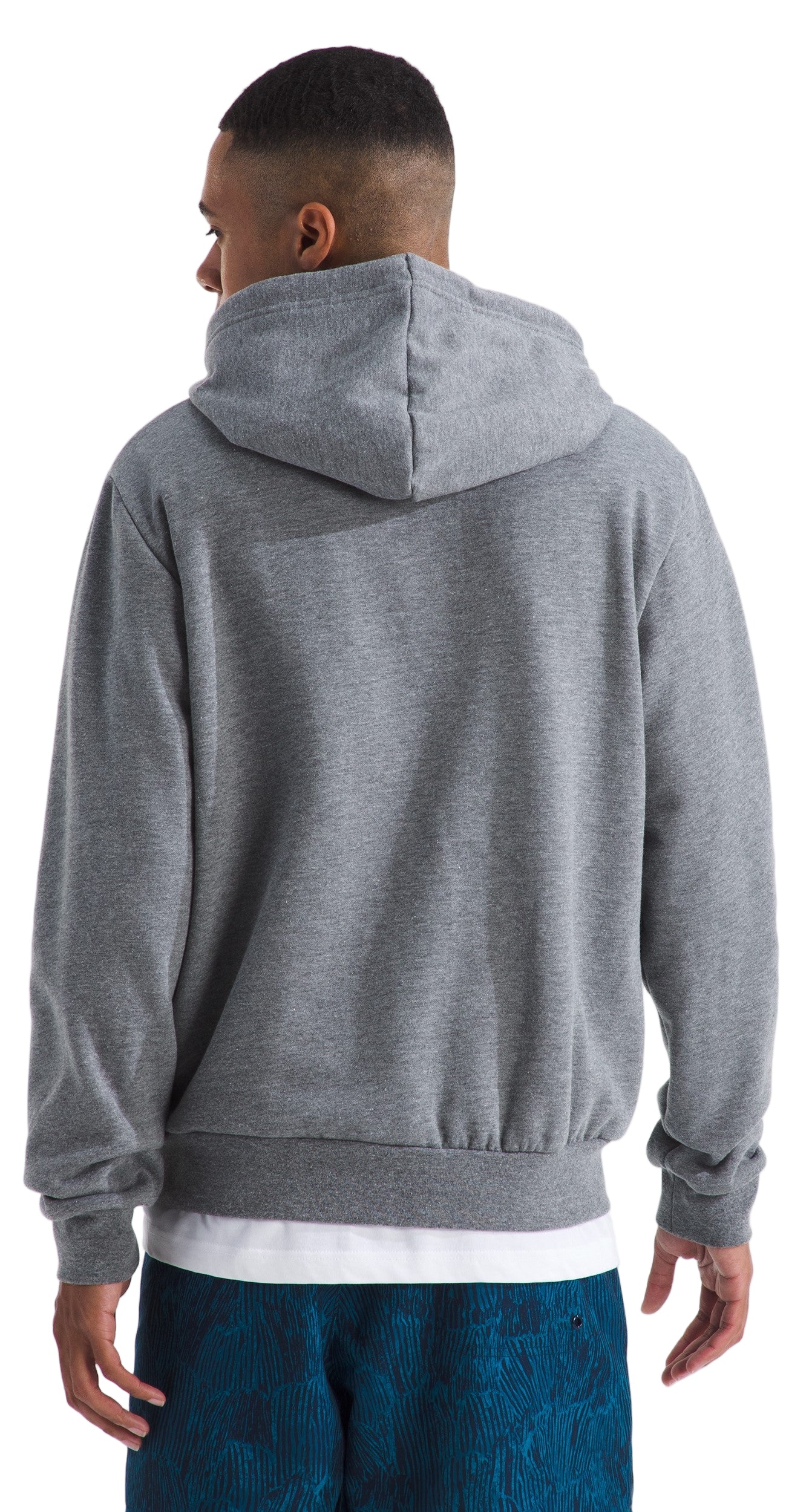 Men's Evolution Simple Dome Hoodie TNF Mid Grey Heather - Image 2