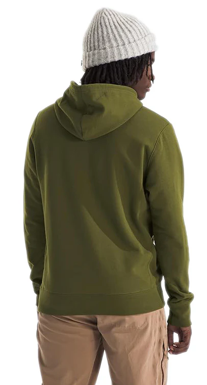 Men's Heritage Patch Pullover Hoodie Forest Olive - Image 2