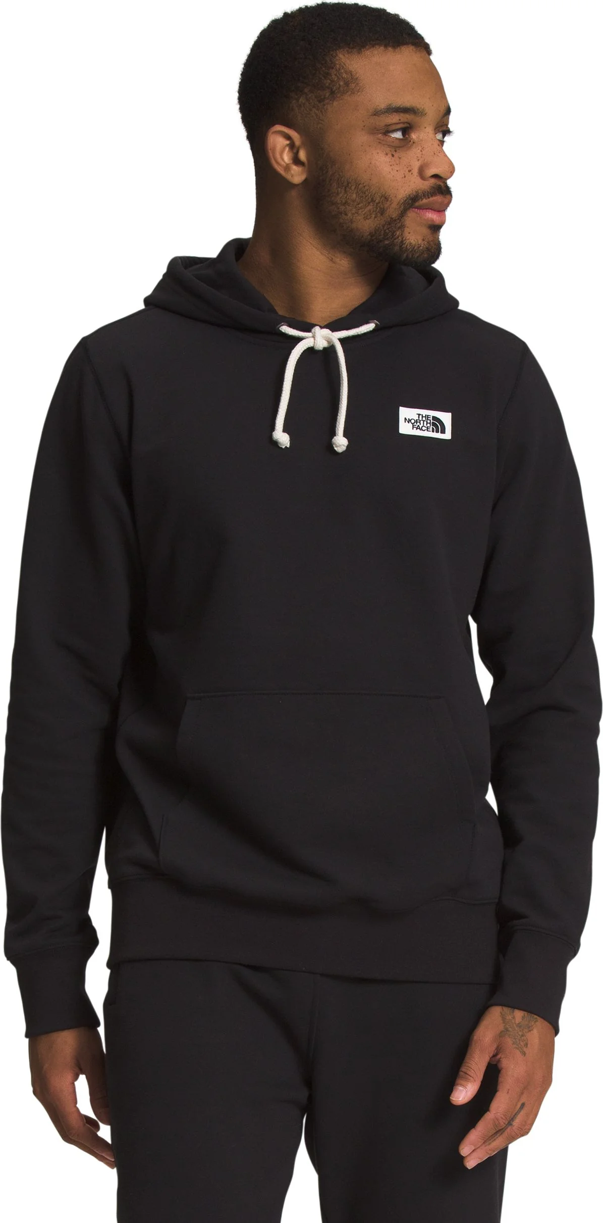 Men's Heritage Patch Pullover Hoodie TNF Black