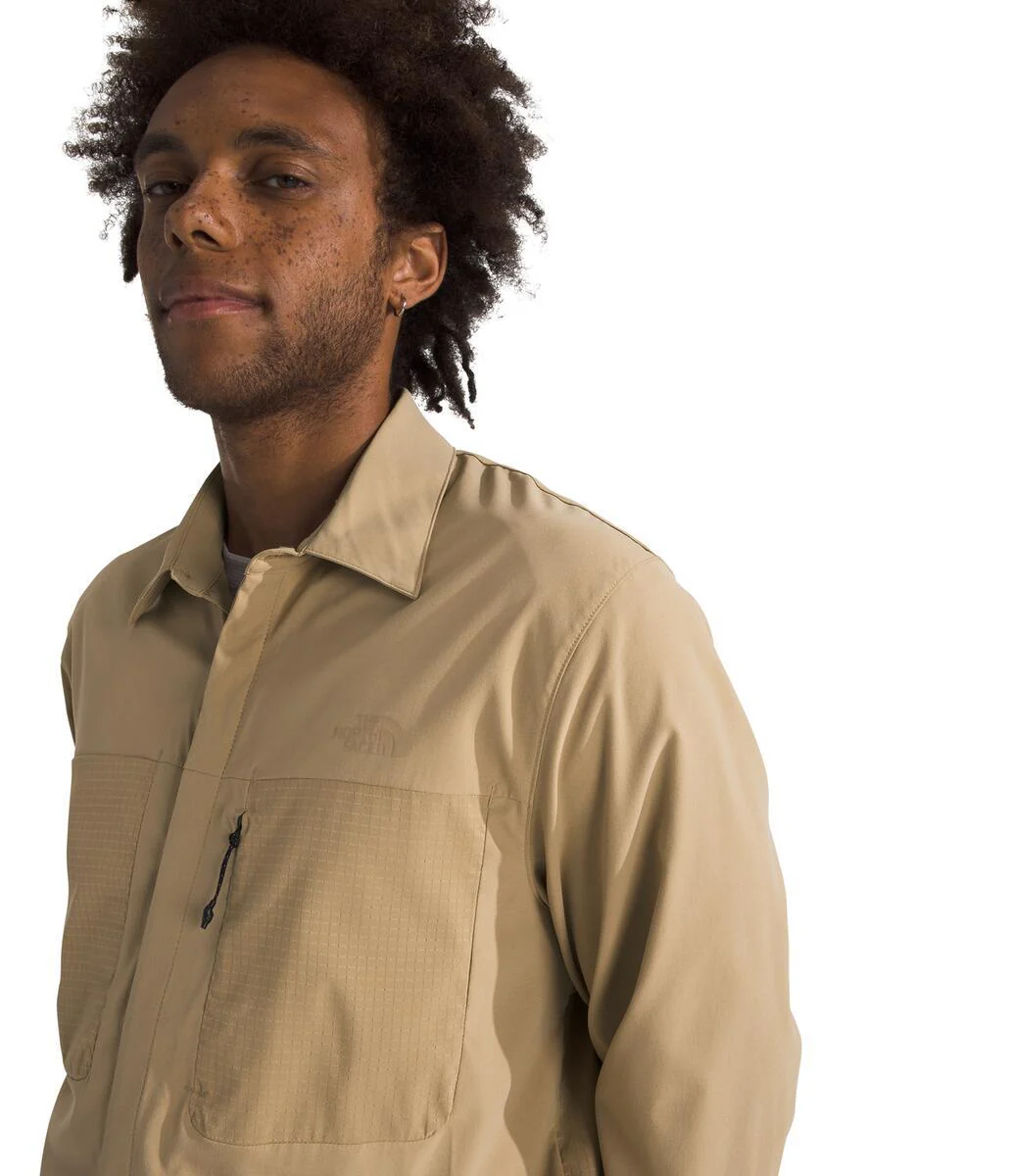 Men's L/S Lightrange Shirt Khaki Stone - Image 4