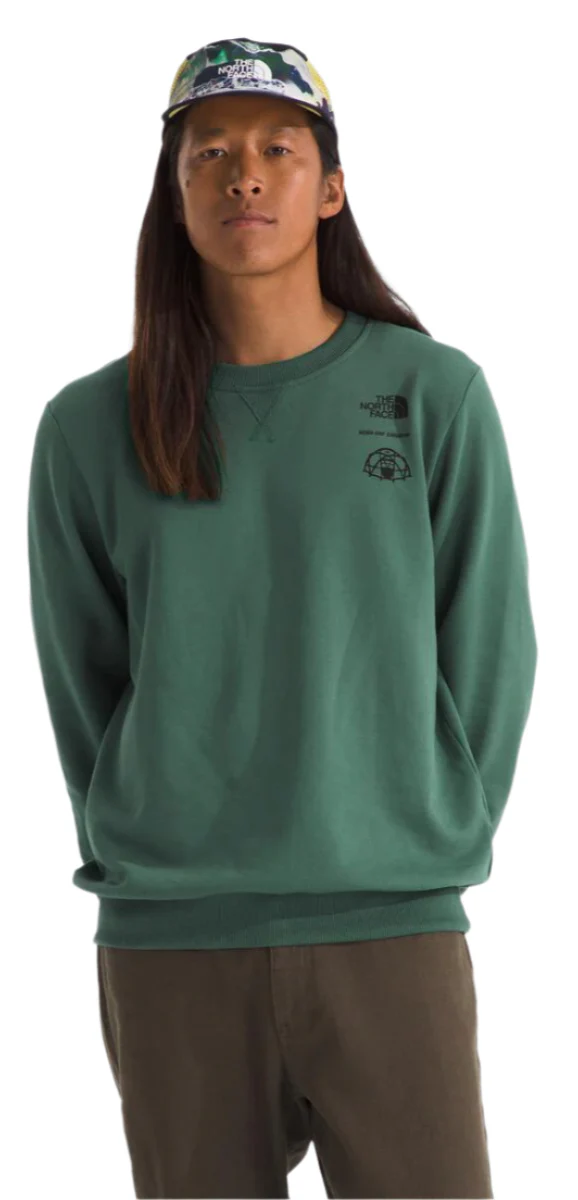 Men's Outdoor Graphic Crew Duck Green