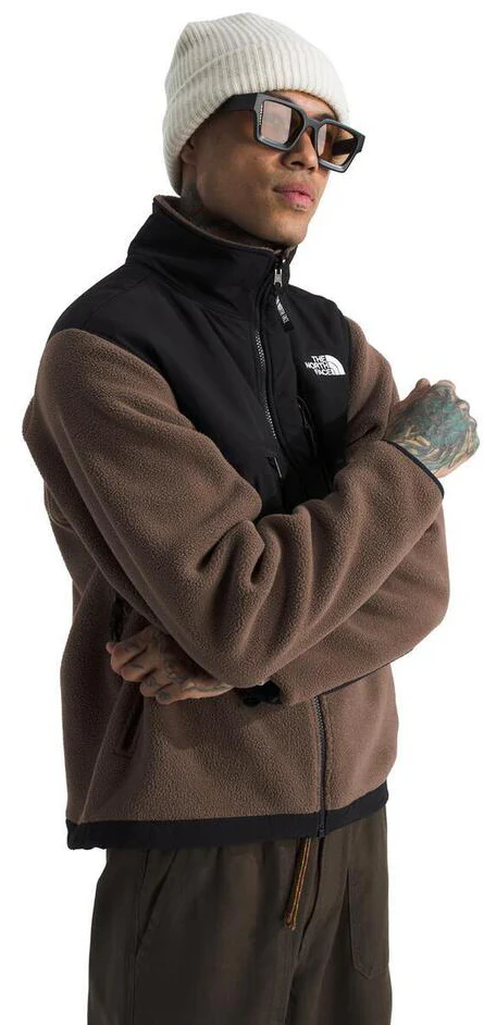 Men's Retro Denali Jacket Smokey Brown TNF Black - Image 3